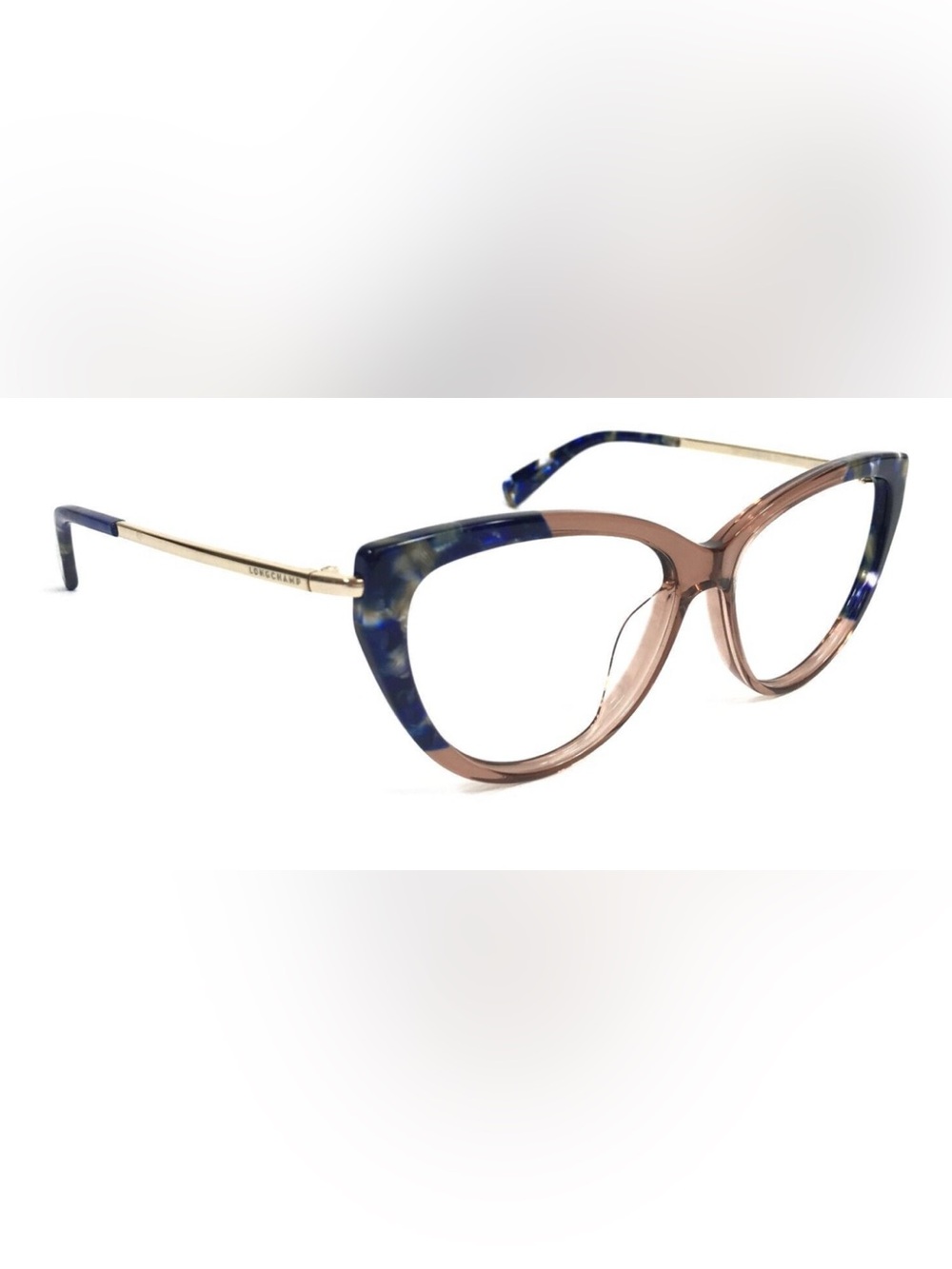 Longchamp Eyeglasses Frames LO2640 272 Clear Brown Blue Tortoise Gold 56-14-140